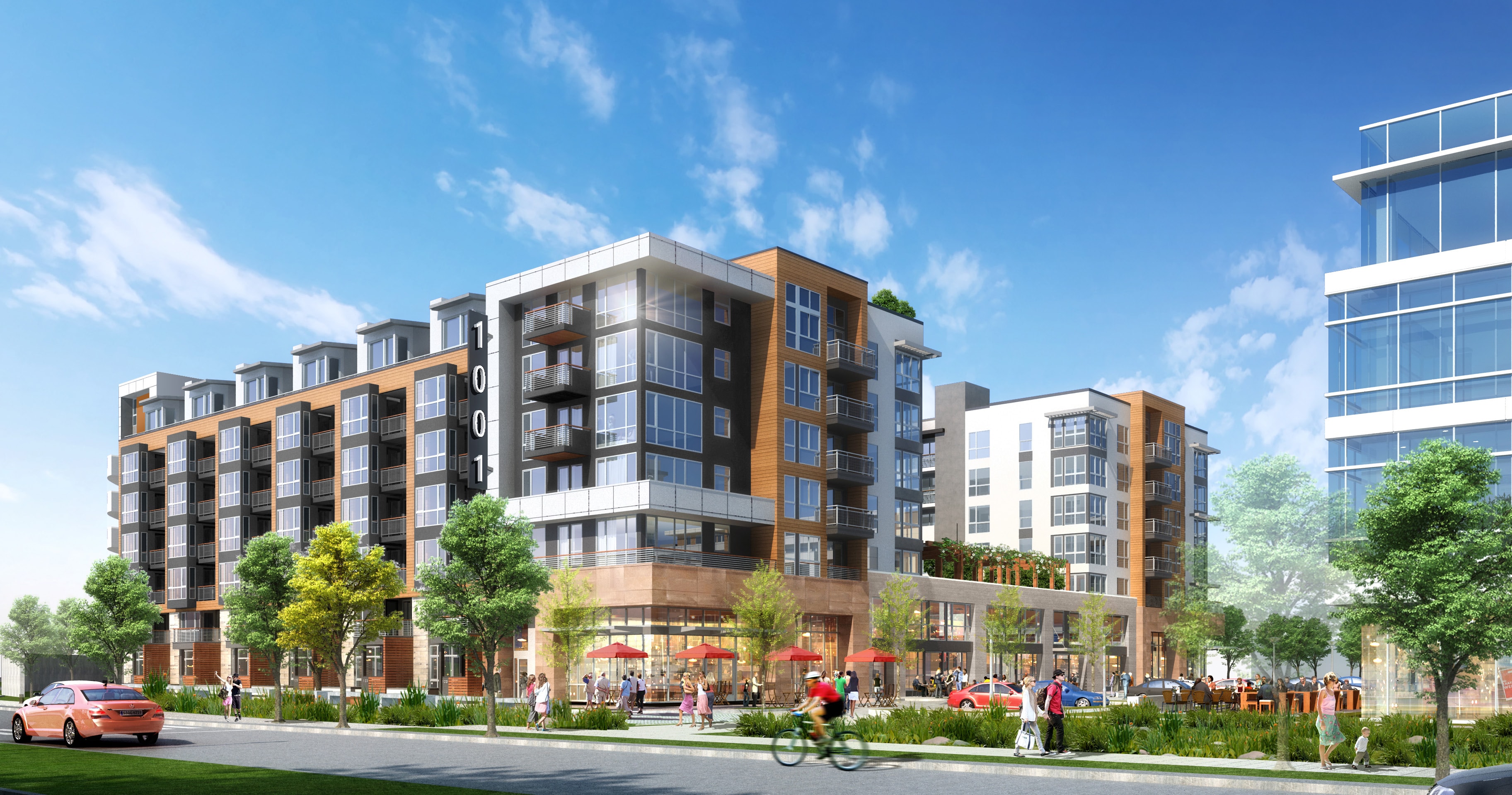 Shoreline Gateway mixed-use residential development rendering